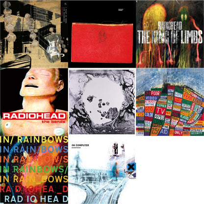 In Rainbows (180G) & Bends (180G) & Ok Computer (2LP/180G) & Amnesiac (2LP/180G) & I Might Be Wrong & Hail To The Thief (2LP/45 RPM/180G) & King Of Limbs (180G) & Moon Shaped Pool (Foil Gatefold Cover)