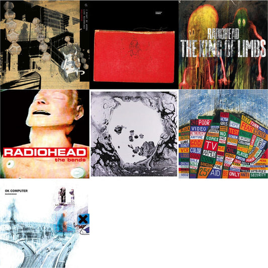 Bends (180G) & Ok Computer (2LP/180G) & Amnesiac (2LP/180G) & I Might Be Wrong & Hail To The Thief (2LP/45 RPM/180G) & King Of Limbs (180G) & Moon Shaped Pool (Foil Gatefold Cover)