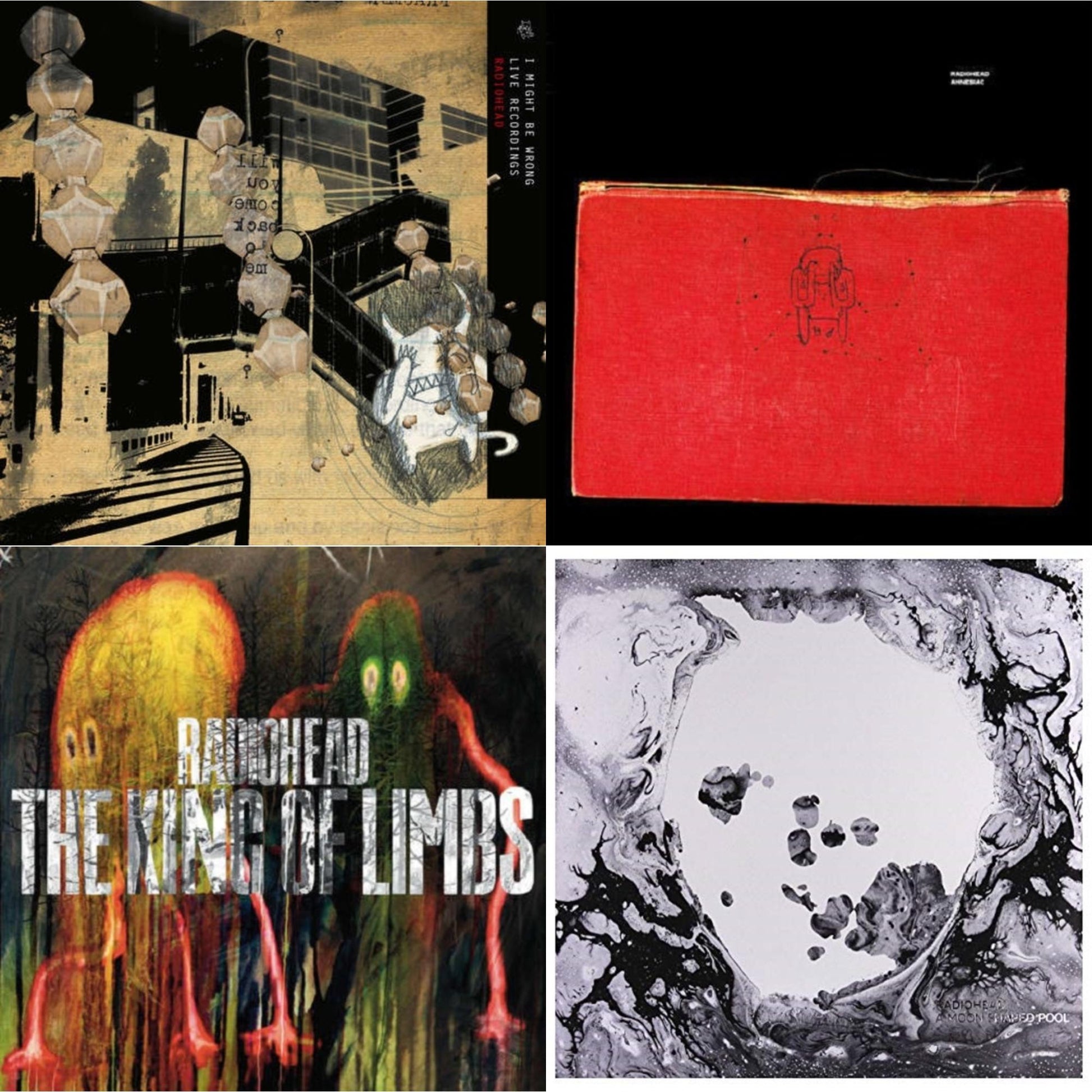 This is a 4 LP Vinyl SKU bundle.
1.This LP Vinyl is brand new.Format: LP VinylMusic Style: Alternative RockThis item's title is: I Might Be WrongArtist: RadioheadLabel: XL RECORDINGSBarcode: 634904078416Release Date: 6/17/2016
2.This LP Vinyl is brand new.