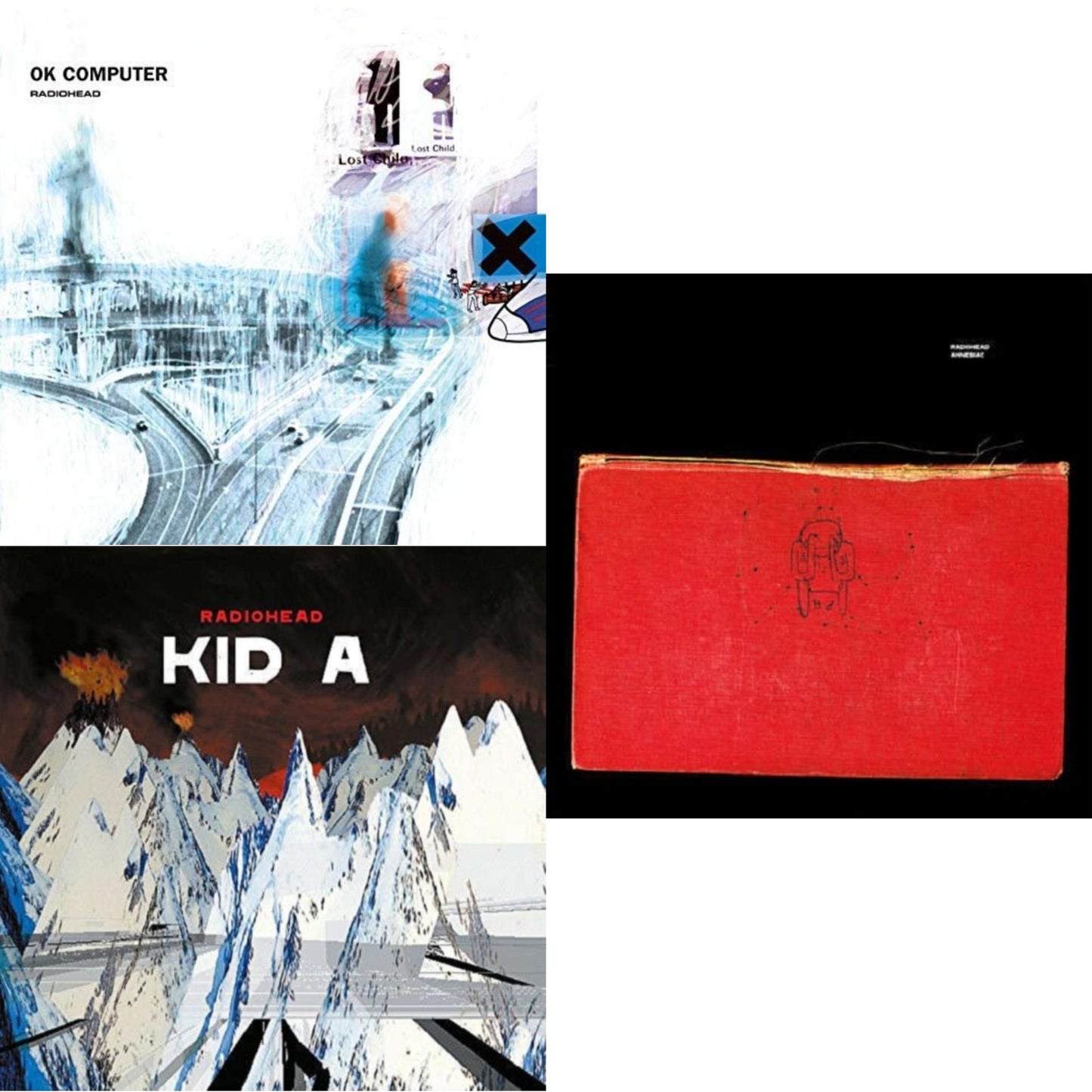 Ok Computer (2LP/180G) & Kid A (2LP/180G) & Amnesiac (2LP/180G)