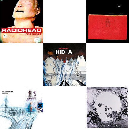 Bends (180G) & Ok Computer (2LP/180G) & Kid A (2LP/180G) & Amnesiac (2LP/180G) & Moon Shaped Pool (Foil Gatefold Cover)
