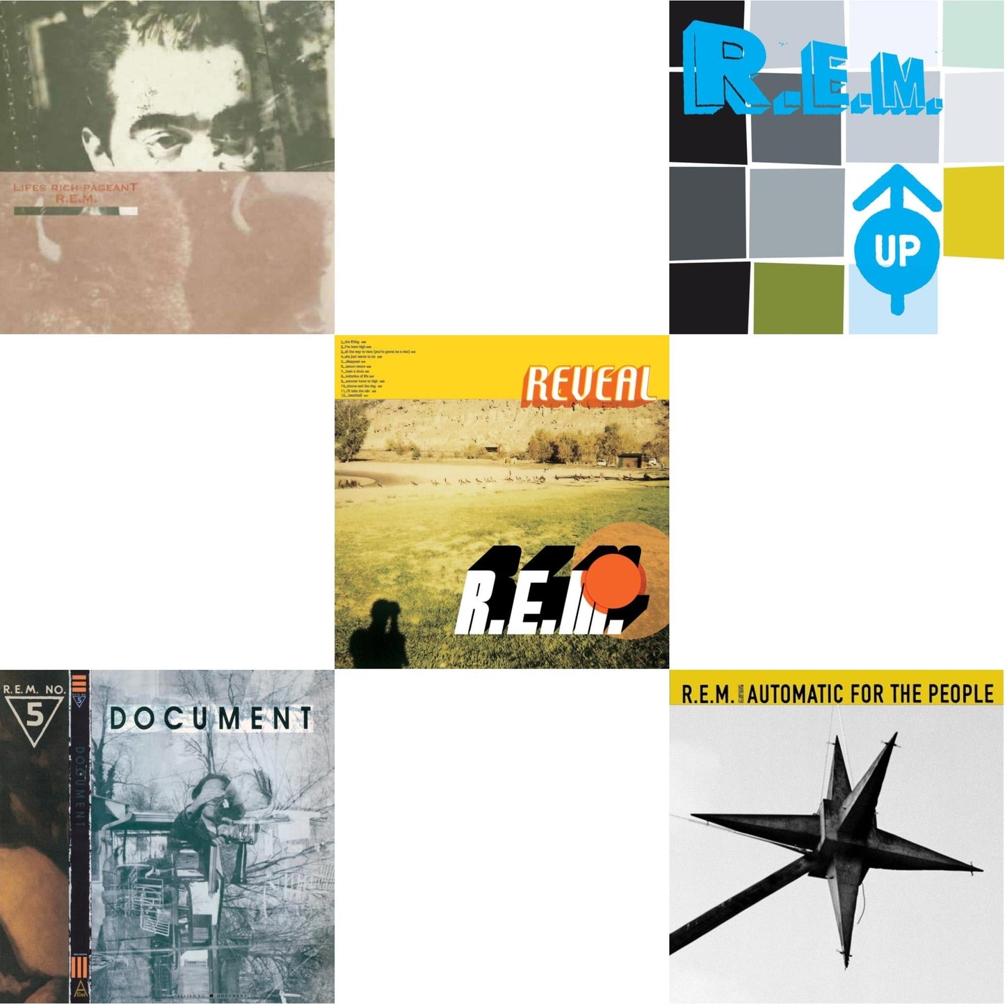 Document & Lifes Rich Pageant & Automatic For The People (25Th Anniversary Deluxe Edition) & Up (25Th Anniversary) (Deluxe Edition) (2LP) & Reveal