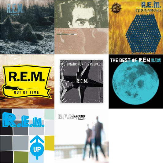 Murmur & Lifes Rich Pageant & Eponymous & Out Of Time & Automatic For The People (25Th Anniversary Deluxe Edition) & In Time: The Best Of R.E.M. 1988-2003 (2LP/180G) & Up (25Th Anniversary) (Deluxe Edition) (2LP) & Around The Sun (2LP)