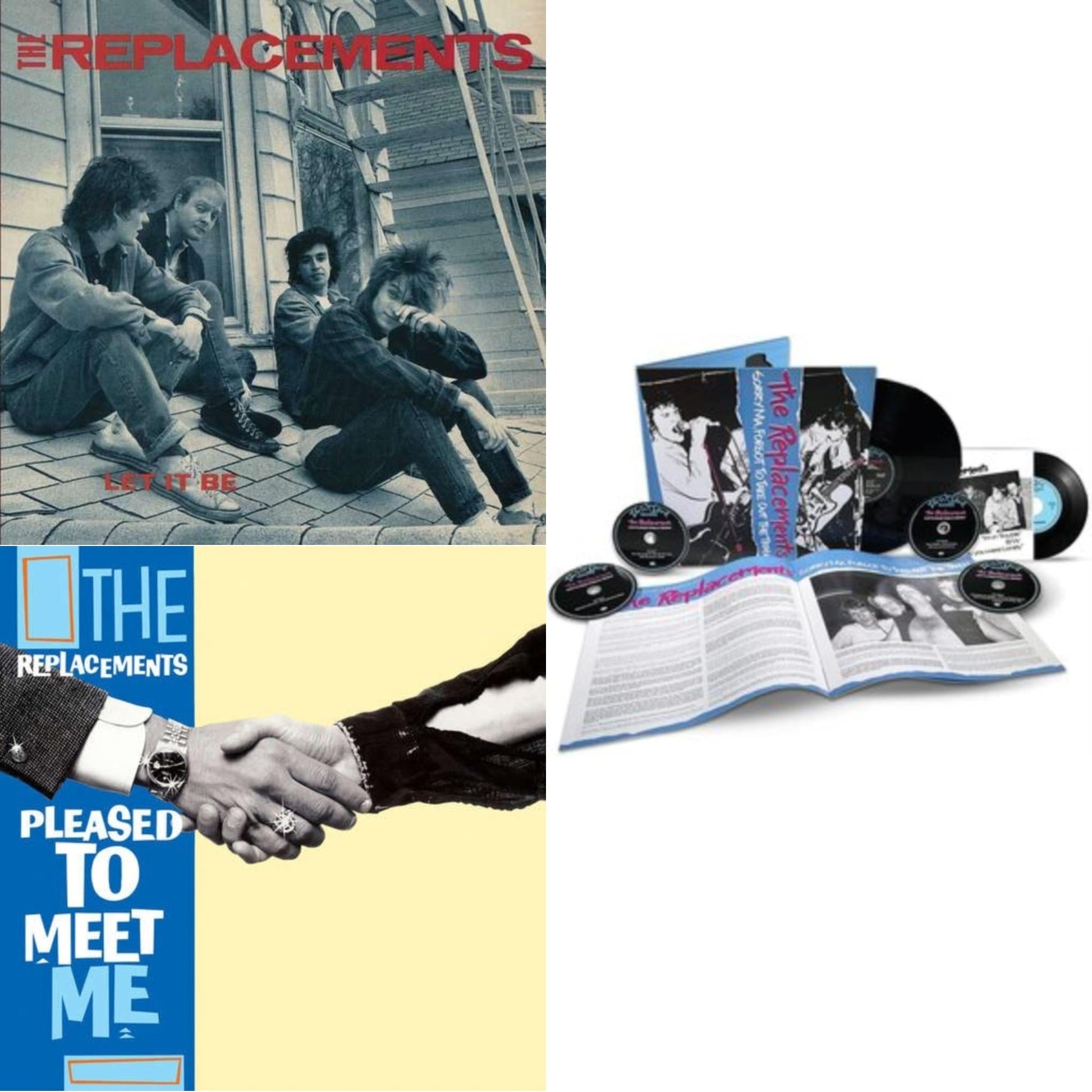 This is a 3 LP Vinyl SKU bundle.
1.This LP Vinyl is brand new.Format: LP VinylMusic Style: Alternative RockThis item's title is: Let It BeArtist: ReplacementsLabel: RHINO/RYKOBarcode: 081227954710Release Date: 1/19/2016
2.This LP Vinyl is brand new.