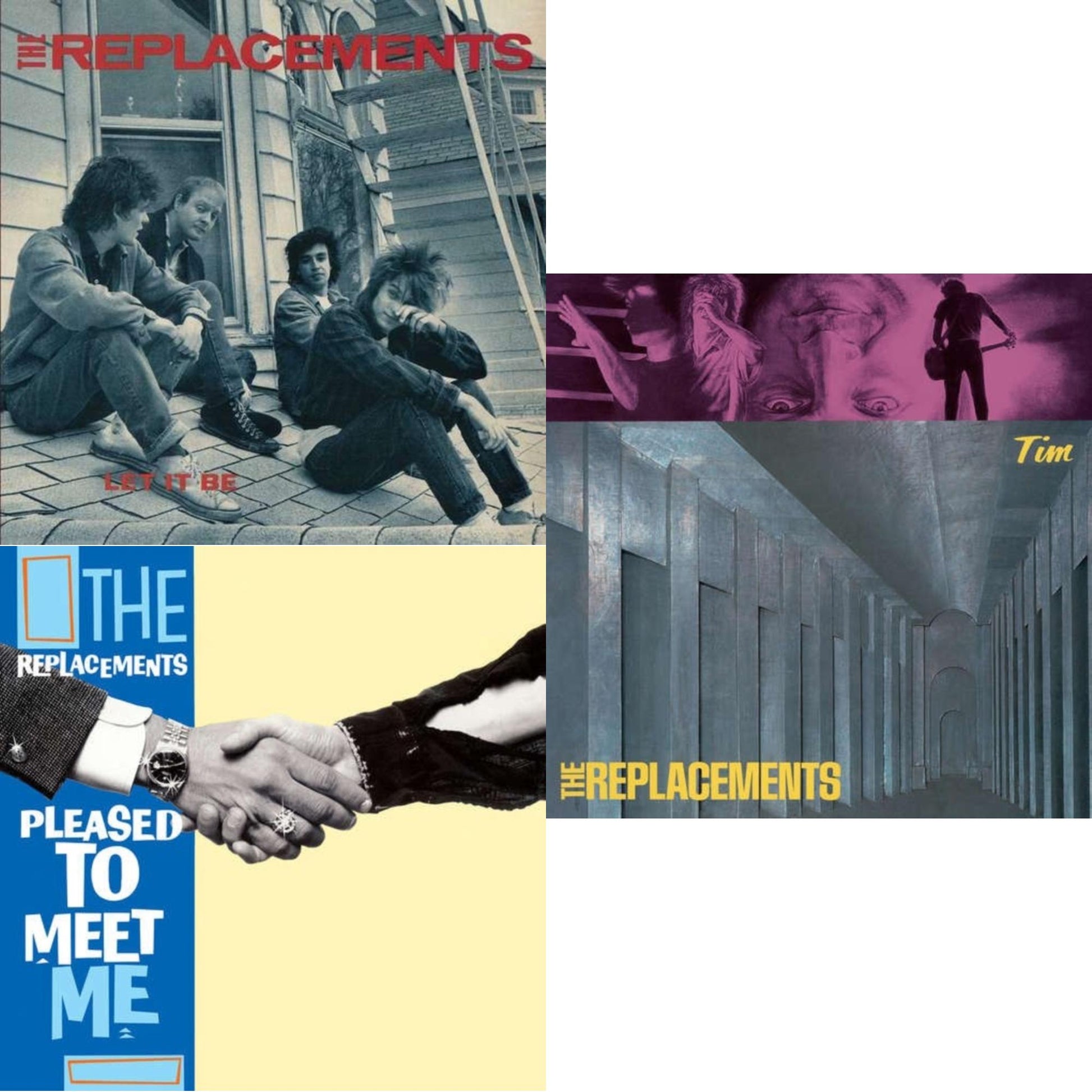 This is a 3 LP Vinyl SKU bundle.
1.This LP Vinyl is brand new.Format: LP VinylMusic Style: Alternative RockThis item's title is: Let It BeArtist: ReplacementsLabel: RHINO/RYKOBarcode: 081227954710Release Date: 1/19/2016
2.This LP Vinyl is brand new.