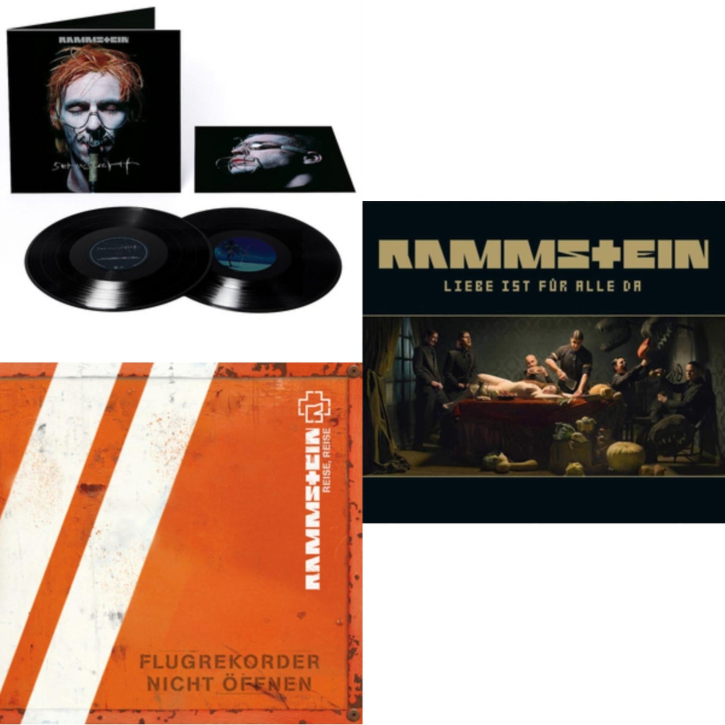 Sehnsucht (Limited 2LP) & Reise, Reise (Limited 2LP) & Liebe Ist Für Alle Da (Limited 2LP)