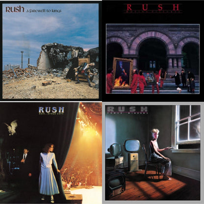 Farewell To Kings (180G) & Moving Pictures (180G LP Vinyl/Dl Card) & Exit Stage Left (180G) & Power Windows (180G)