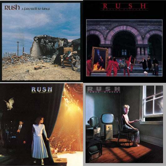 Farewell To Kings (180G) & Moving Pictures (180G LP Vinyl/Dl Card) & Exit Stage Left (180G) & Power Windows (180G)