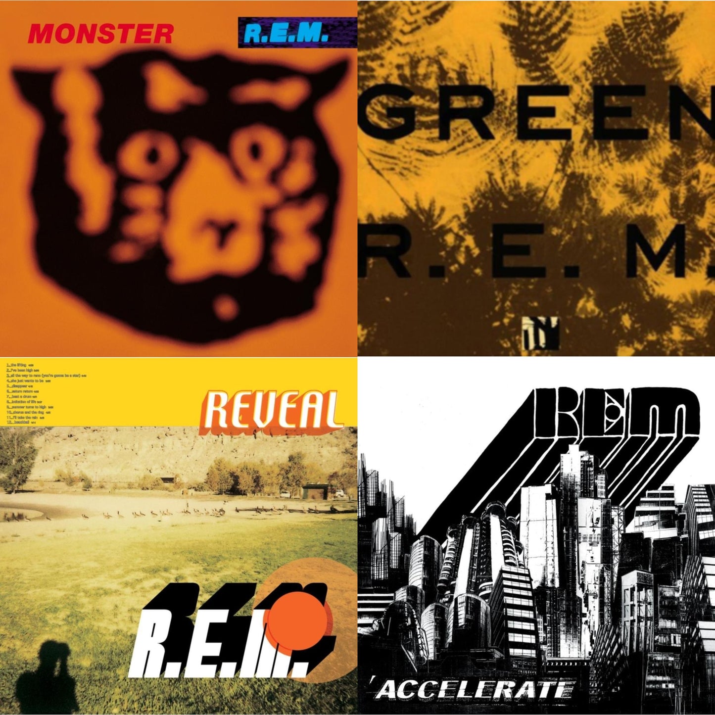 Green & Monster & Reveal & Accelerate