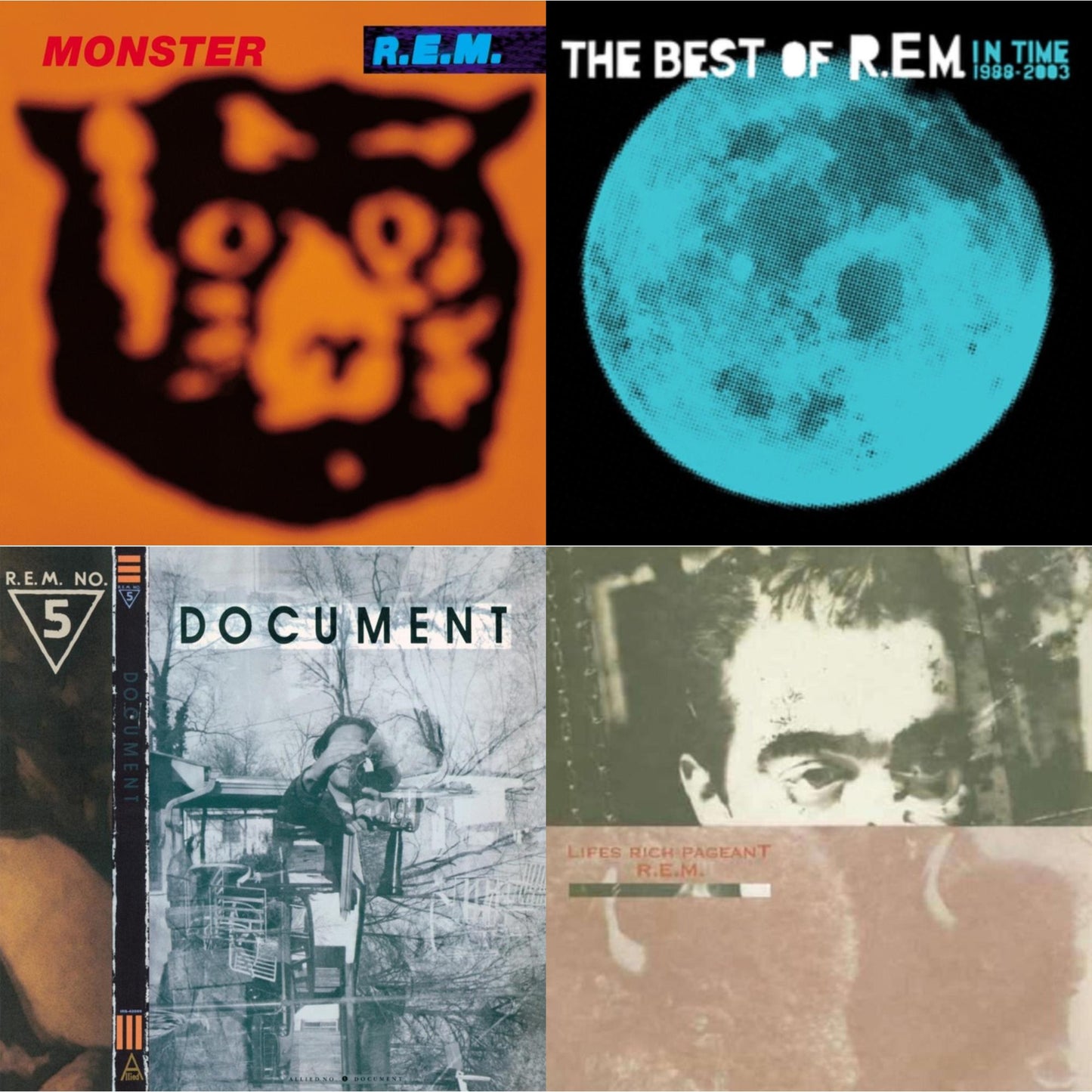 Document & Lifes Rich Pageant & In Time: The Best Of R.E.M. 1988-2003 (2LP/180G) & Monster