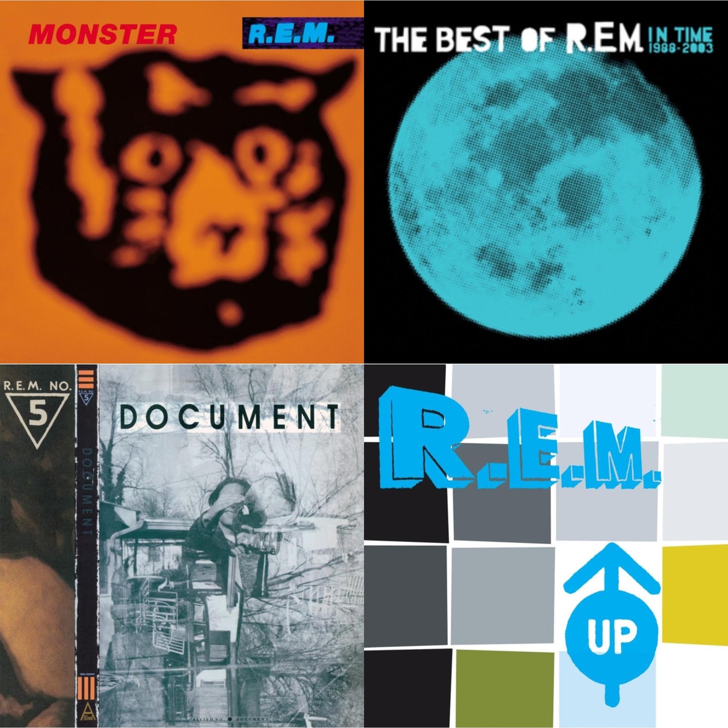 Document & In Time: The Best Of R.E.M. 1988-2003 (2LP/180G) & Monster & Up (25Th Anniversary) (Deluxe Edition) (2LP)