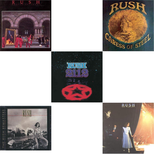 Caress Of Steel & 2112 & Permanent Waves & Moving Pictures (Remastered) & Exit Stage Left