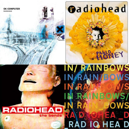 In Rainbows (180G) & Pablo Honey (180G) & Bends (180G) & Ok Computer (2LP/180G)