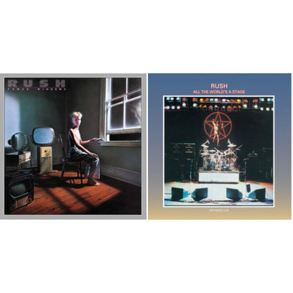 Rush - All The World's A Stage (180G) & Power Windows (180G) - LP Vinyl Bundle