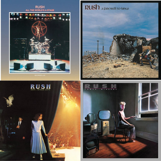 All The World's A Stage (180G) & Farewell To Kings (180G) & Exit Stage Left (180G) & Power Windows (180G)