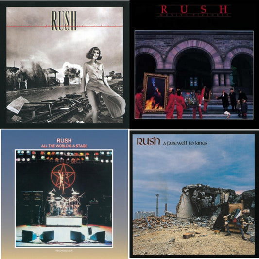 All The World's A Stage (180G) & Farewell To Kings (180G) & Permanent Waves (180G) & Moving Pictures (180G LP Vinyl/Dl Card)