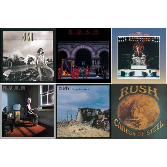 Caress Of Steel (180G/Dl Card) & All The World's A Stage (180G) & Farewell To Kings (180G) & Permanent Waves (180G) & Moving Pictures (180G LP Vinyl/Dl Card) & Power Windows (180G)