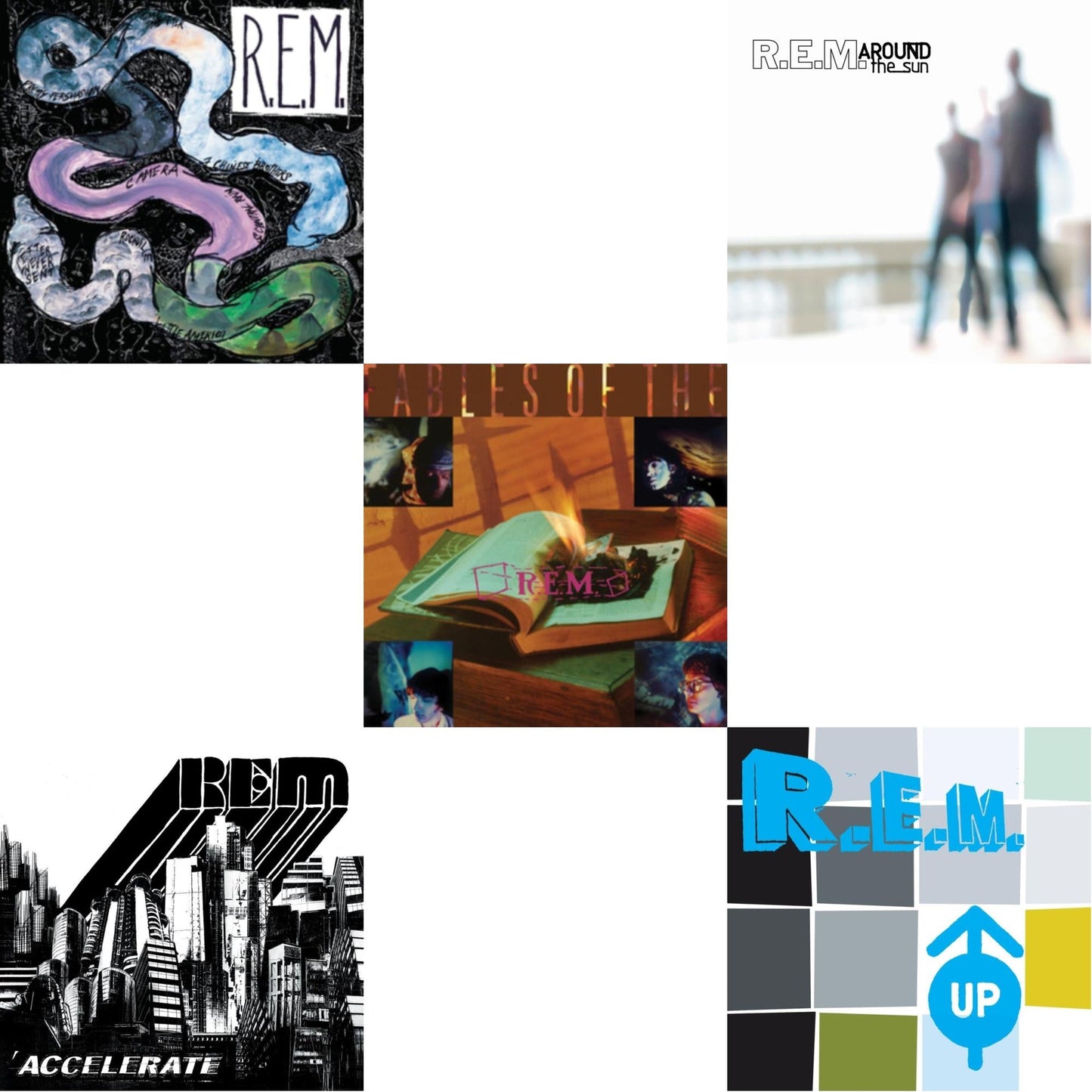 This is a 5 LP Vinyl SKU bundle.
1.This LP Vinyl is brand new.Format: LP VinylMusic Style: Alternative RockThis item's title is: Fables Of The ReconstructionArtist: R.E.M.Label: I.R.S. RecordsBarcode: 602465172270Release Date: 5/31/2024
2.This LP Vinyl is brand new.