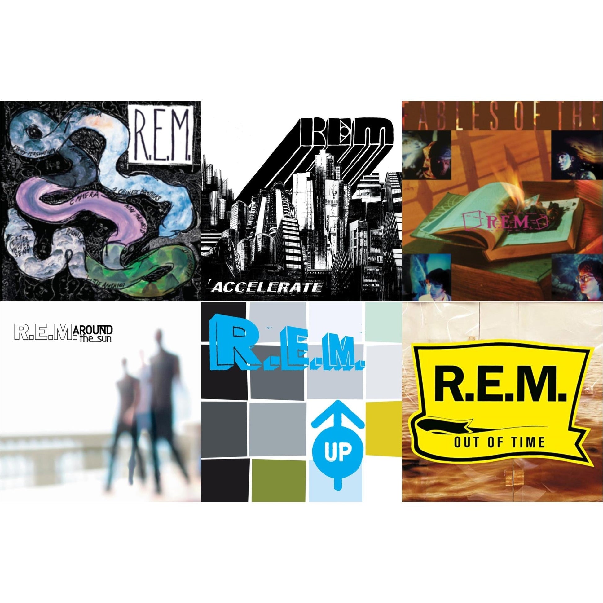 This is a 6 LP Vinyl SKU bundle.
1.This LP Vinyl is brand new.Format: LP VinylMusic Style: Alternative RockThis item's title is: Fables Of The ReconstructionArtist: R.E.M.Label: I.R.S. RecordsBarcode: 602465172270Release Date: 5/31/2024
2.This LP Vinyl is brand new.