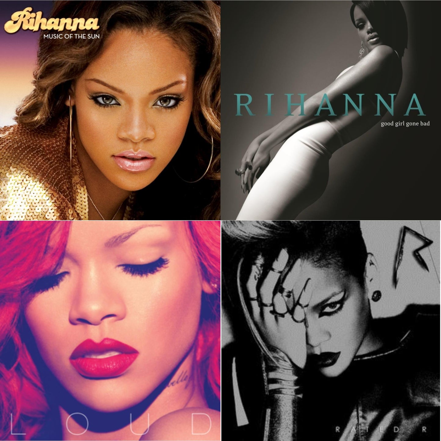 Music Of The Sun (Yellow Vinyl/2LP) & Good Girl Gone Bad & Loud & Rated R