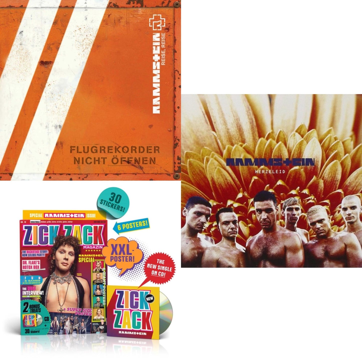 Reise, Reise & Zick Zack (CD/Magazine) & Herzeleid
