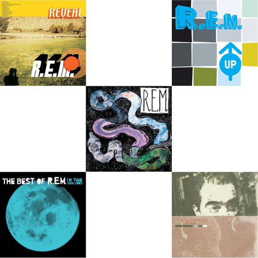 Reckoning & Lifes Rich Pageant & In Time: The Best Of R.E.M. 1988-2003 (2LP/180G) & Up (25Th Anniversary) (Deluxe Edition) (2LP) & Reveal