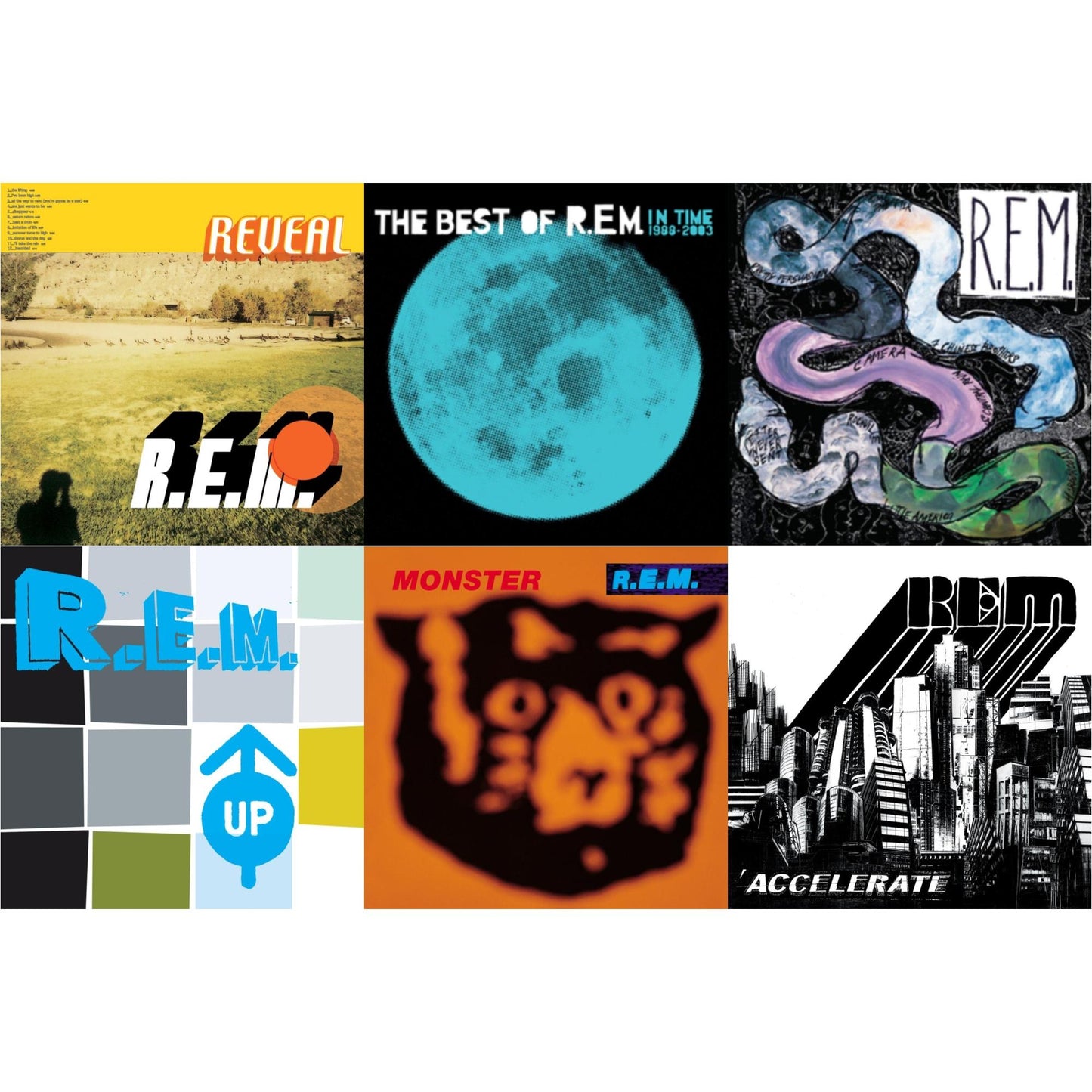 Reckoning & In Time: The Best Of R.E.M. 1988-2003 (2LP/180G) & Monster & Up (25Th Anniversary) (Deluxe Edition) (2LP) & Reveal & Accelerate