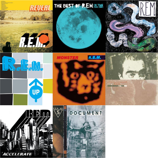 Document & Reckoning & Lifes Rich Pageant & In Time: The Best Of R.E.M. 1988-2003 (2LP/180G) & Monster & Up (25Th Anniversary) (Deluxe Edition) (2LP) & Reveal & Accelerate