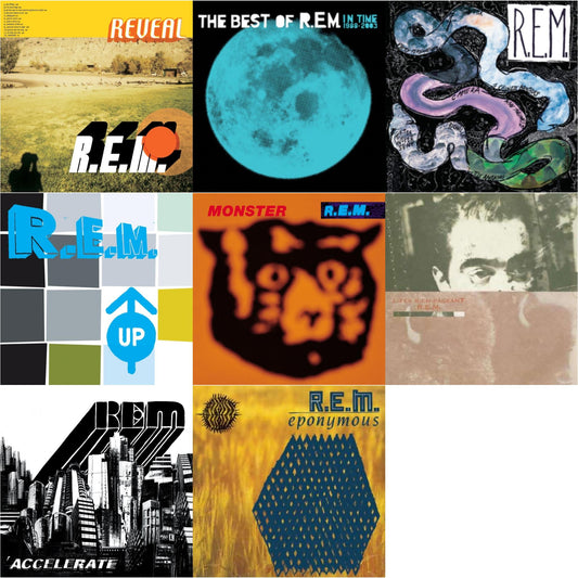 Reckoning & Lifes Rich Pageant & Eponymous & In Time: The Best Of R.E.M. 1988-2003 (2LP/180G) & Monster & Up (25Th Anniversary) (Deluxe Edition) (2LP) & Reveal & Accelerate