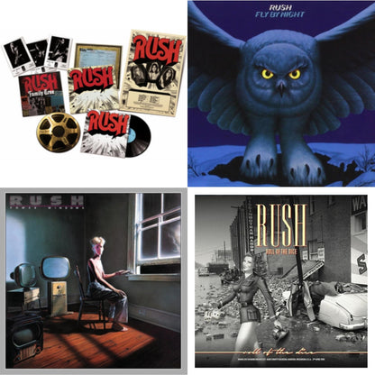 This is a 4 LP Vinyl SKU bundle.
1.This LP Vinyl is brand new.Format: LP VinylMusic Style: Hard RockThis item's title is: Rush (Rediscovered LP Box) (180G)Artist: RushLabel: UniversalBarcode: 602537727858Release Date: 4/29/2014
2.This LP Vinyl is brand new.