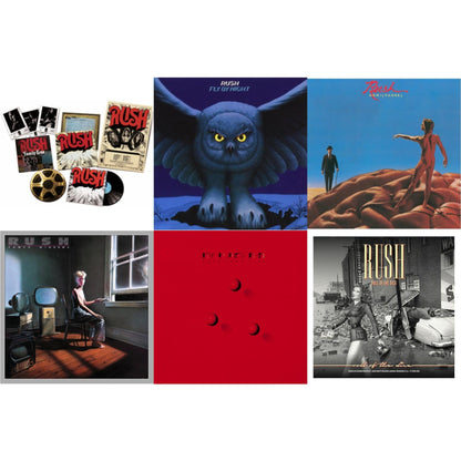 This is a 6 LP Vinyl SKU bundle.
1.This LP Vinyl is brand new.Format: LP VinylMusic Style: Hard RockThis item's title is: Rush (Rediscovered LP Box) (180G)Artist: RushLabel: UniversalBarcode: 602537727858Release Date: 4/29/2014
2.This LP Vinyl is brand new.