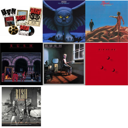 This is a 7 LP Vinyl SKU bundle.
1.This LP Vinyl is brand new.Format: LP VinylMusic Style: Hard RockThis item's title is: Rush (Rediscovered LP Box) (180G)Artist: RushLabel: UniversalBarcode: 602537727858Release Date: 4/29/2014
2.This LP Vinyl is brand new.