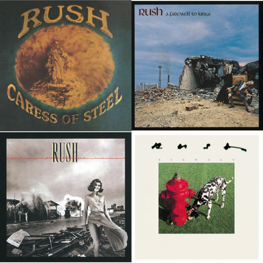 Caress Of Steel (180G/Dl Card) & Farewell To Kings (180G) & Permanent Waves (180G) & Signals (180G)