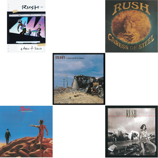 Caress Of Steel (180G/Dl Card) & Farewell To Kings (180G) & Hemispheres (180G) & Permanent Waves (180G) & Show Of Hands (180G)