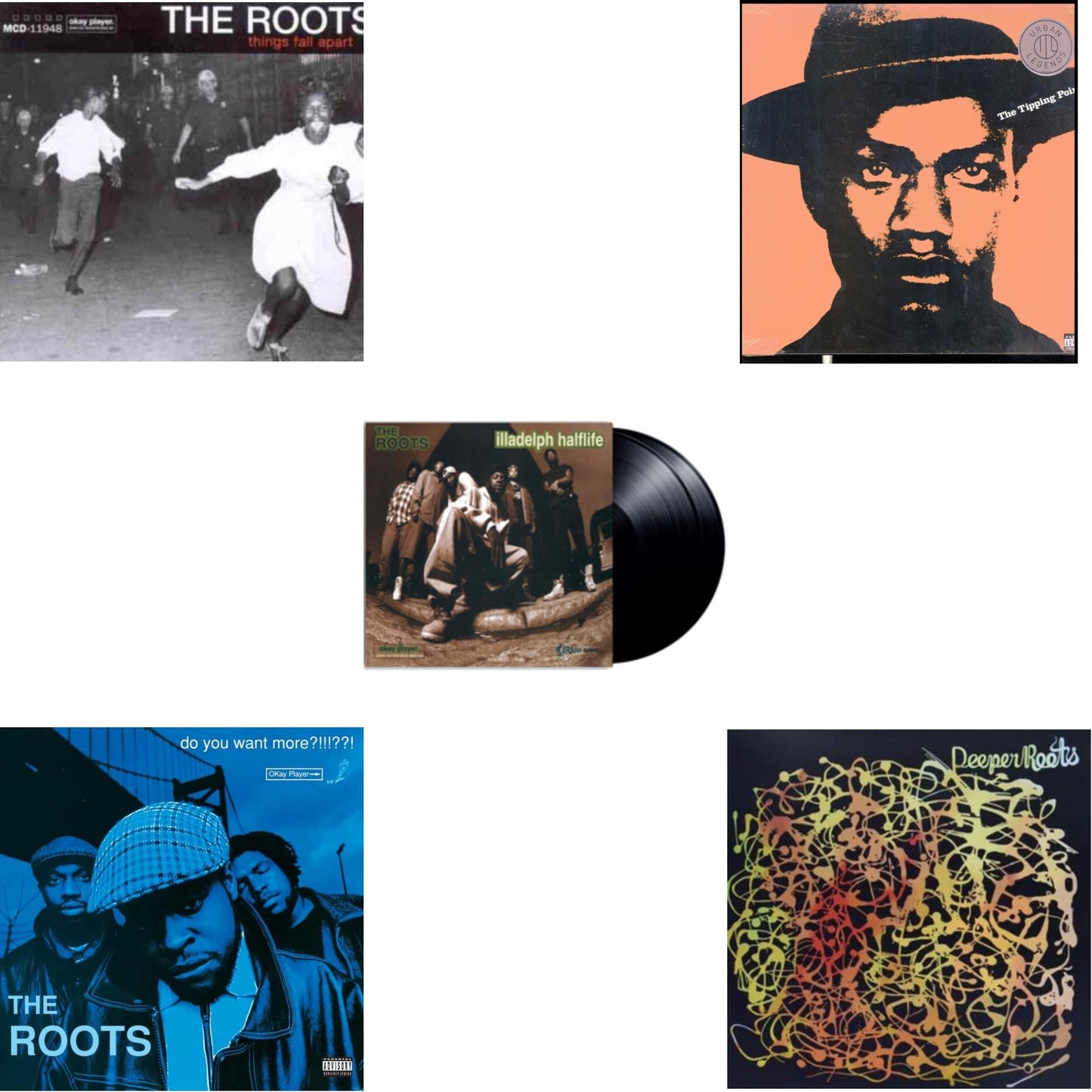 Things Fall Apart & Do You Want More (X) & Illadelph Halflife & Tipping Point & Deeper Roots