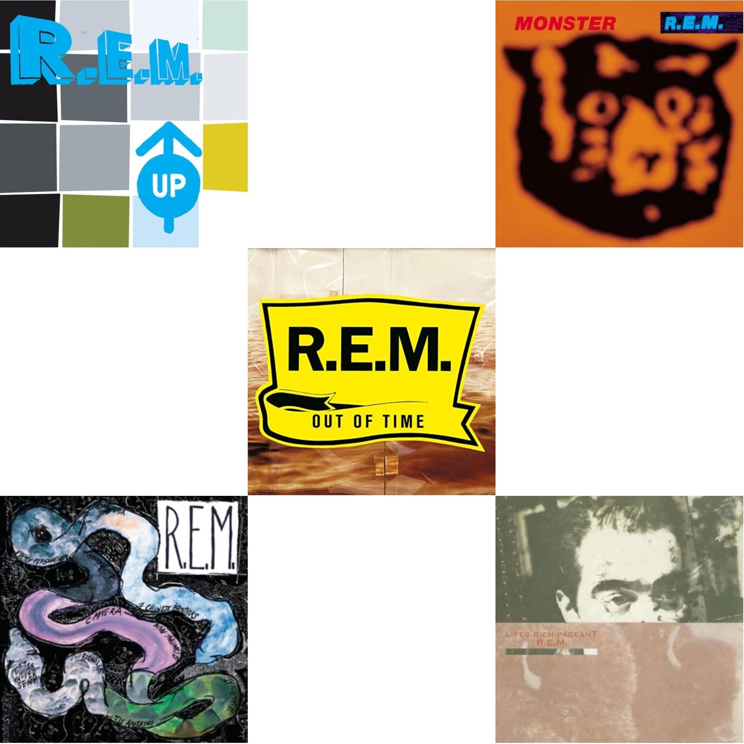 This is a 5 LP Vinyl SKU bundle.
1.This LP Vinyl is brand new.Format: LP VinylMusic Style: Alternative RockThis item's title is: ReckoningArtist: R.E.M.Label: UMeBarcode: 602527074696Release Date: 6/23/2009
2.This LP Vinyl is brand new.
