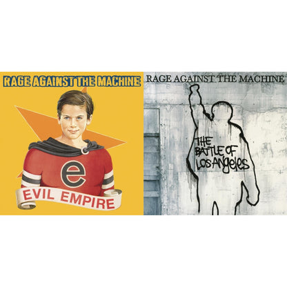 This is a 2 LP Vinyl SKU bundle.
1.This LP Vinyl is brand new.Format: LP VinylMusic Style: Alternative RockThis item's title is: Evil Empire (Pa) (180G)Artist: Rage Against The MachineLabel: LEGACY/ EPICBarcode: 190758512013Release Date: 9/28/2018
2.This LP Vinyl is brand new.