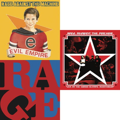 This is a 3 LP Vinyl SKU bundle.
1.This LP Vinyl is brand new.Format: LP VinylMusic Style: Alternative RockThis item's title is: Evil Empire (Pa) (180G)Artist: Rage Against The MachineLabel: LEGACY/ EPICBarcode: 190758512013Release Date: 9/28/2018
2.This LP Vinyl is brand new.