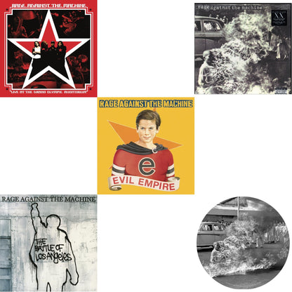 Rage Against The Machine - Live At The Grand Olympic Auditorium (2LP/180G Vinyl) & Battle Of Los Angeles (180G LP Vinyl) & Evil Empire (Pa) (180G) & Rage Against The Machine & Rage Against The Machine (X) (Picture Disc)