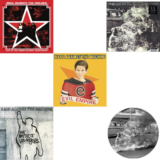 Rage Against The Machine - Live At The Grand Olympic Auditorium (2LP/180G Vinyl) & Battle Of Los Angeles (180G LP Vinyl) & Evil Empire (Pa) (180G) & Rage Against The Machine & Rage Against The Machine (X) (Picture Disc)