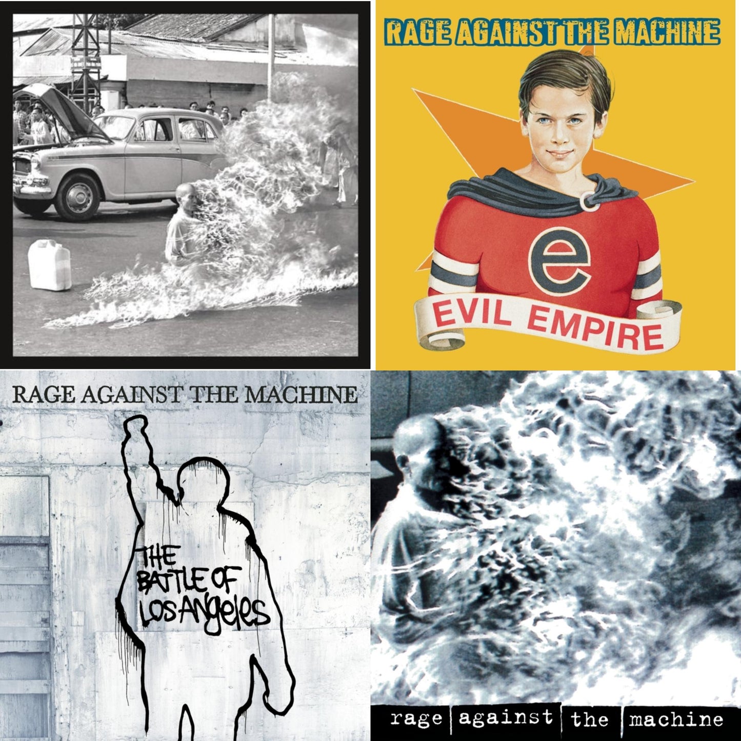 This is a 4 CD SKU bundle.
1.This CD is brand new.Format: CDMusic Style: Alternative MetalThis item's title is: Rage Against The Machine (20Th Anniversary)Artist: Rage Against The MachineLabel: LEGACYBarcode: 887654123428Release Date: 11/27/2012
2.This CD is brand new.
