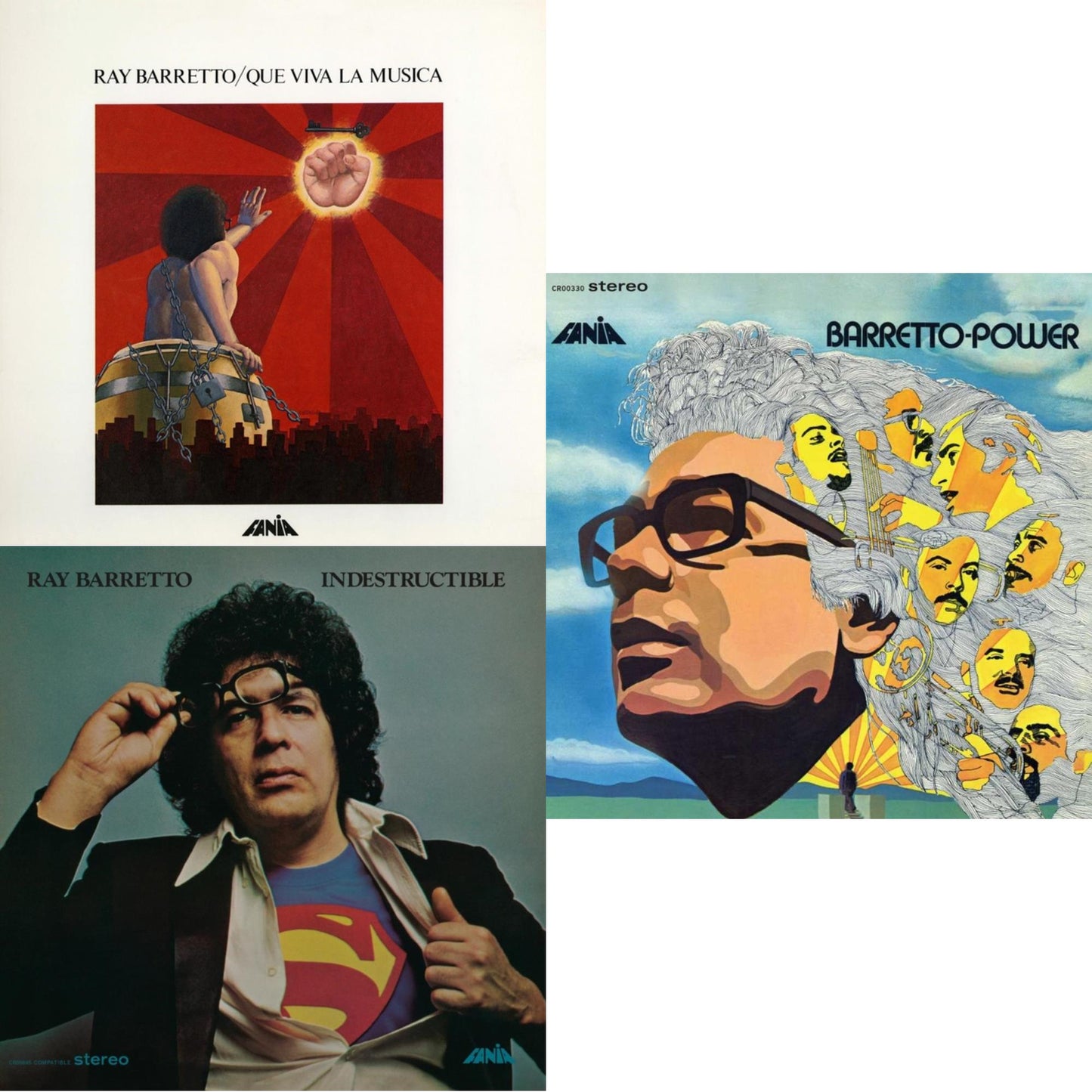 This is a 3 LP Vinyl SKU bundle.
1.This LP Vinyl is brand new.Format: LP VinylMusic Style: SalsaThis item's title is: Que Viva La MusicaArtist: Ray BarrettoLabel: CRAFT RECORDINGSBarcode: 888072426924Release Date: 5/26/2023
2.This LP Vinyl is brand new.