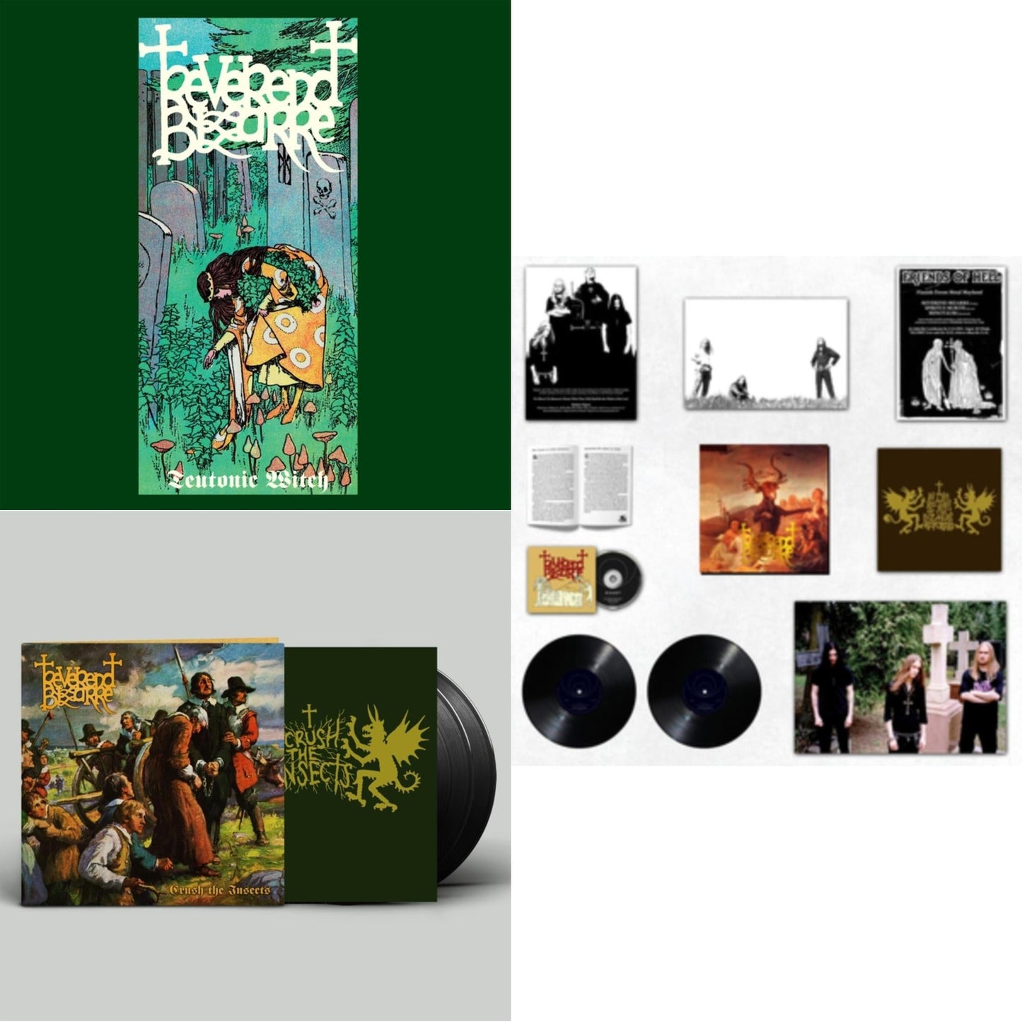 Teutonic Witch & In The Rectory Of The Bizarre Reverend & Ii: Crush The Insects (2LP)