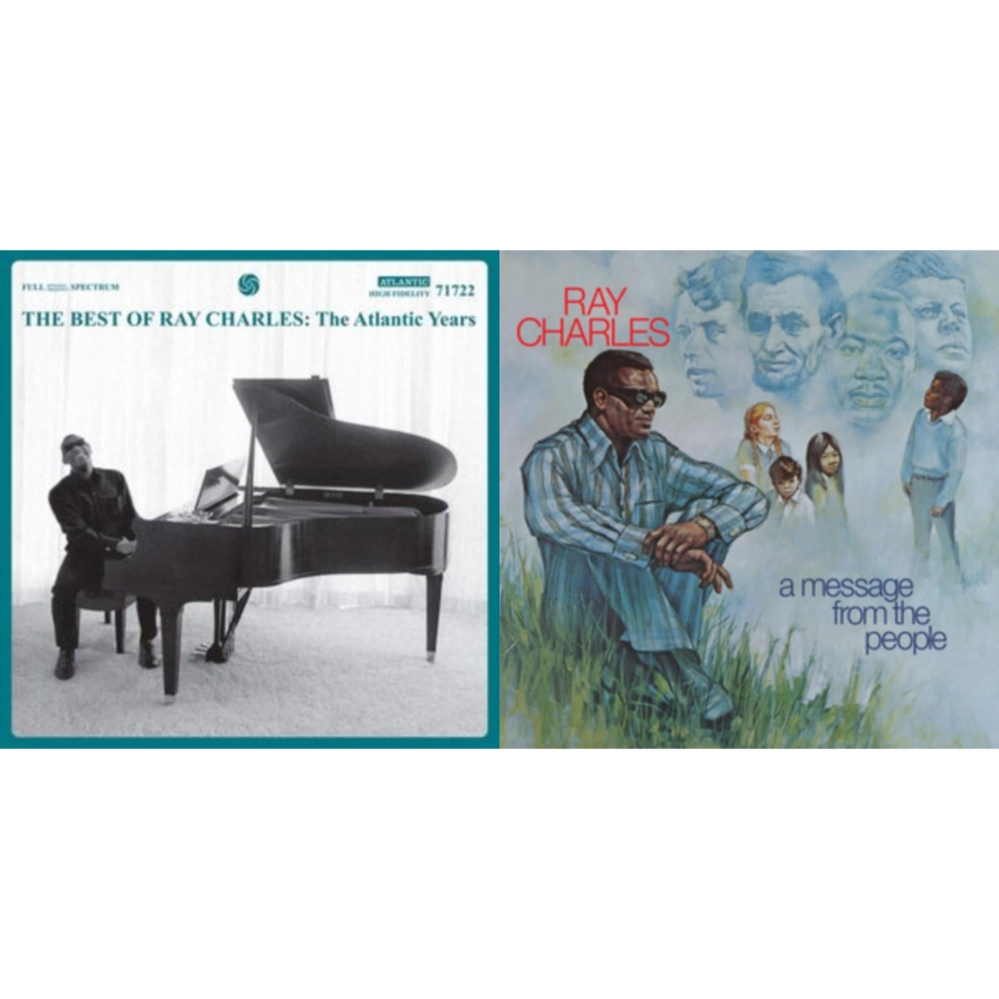 Best Of Ray Charles: The Atlantic Years (2LP/White Vinyl) & Message From The People (140G)