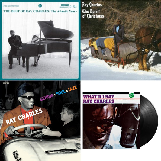 Best Of Ray Charles: The Atlantic Years (2LP/White Vinyl) & Spirit Of Christmas & Genius + Soul = Jazz (Orange LP Vinyl) & What'd I Say (180G)