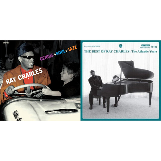 Best Of Ray Charles: The Atlantic Years (2LP/White Vinyl) & Genius + Soul = Jazz (Orange LP Vinyl)
