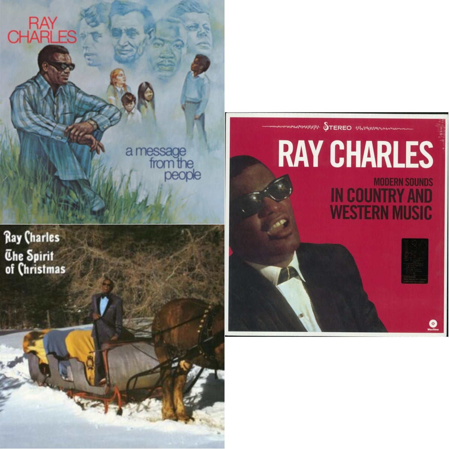 Message From The People (140G) & Spirit Of Christmas & Modern Sounds In Country & Western Music Vol.1