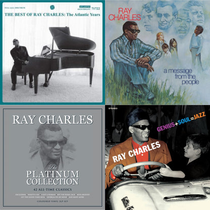Platinum Collection (White LP Vinyl) & Best Of Ray Charles: The Atlantic Years (2LP/White Vinyl) & Message From The People (140G) & Genius + Soul = Jazz (Orange LP Vinyl)