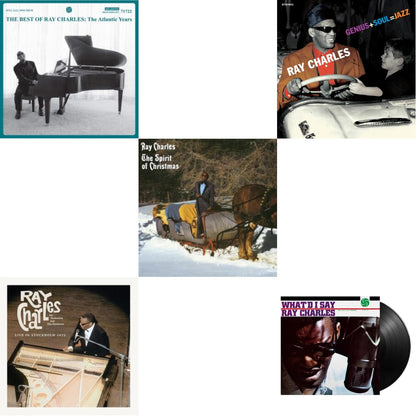 Best Of Ray Charles: The Atlantic Years (2LP/White Vinyl) & Live In Stockholm 1972 (140G) & Spirit Of Christmas & Genius + Soul = Jazz (Orange LP Vinyl) & What'd I Say (180G)