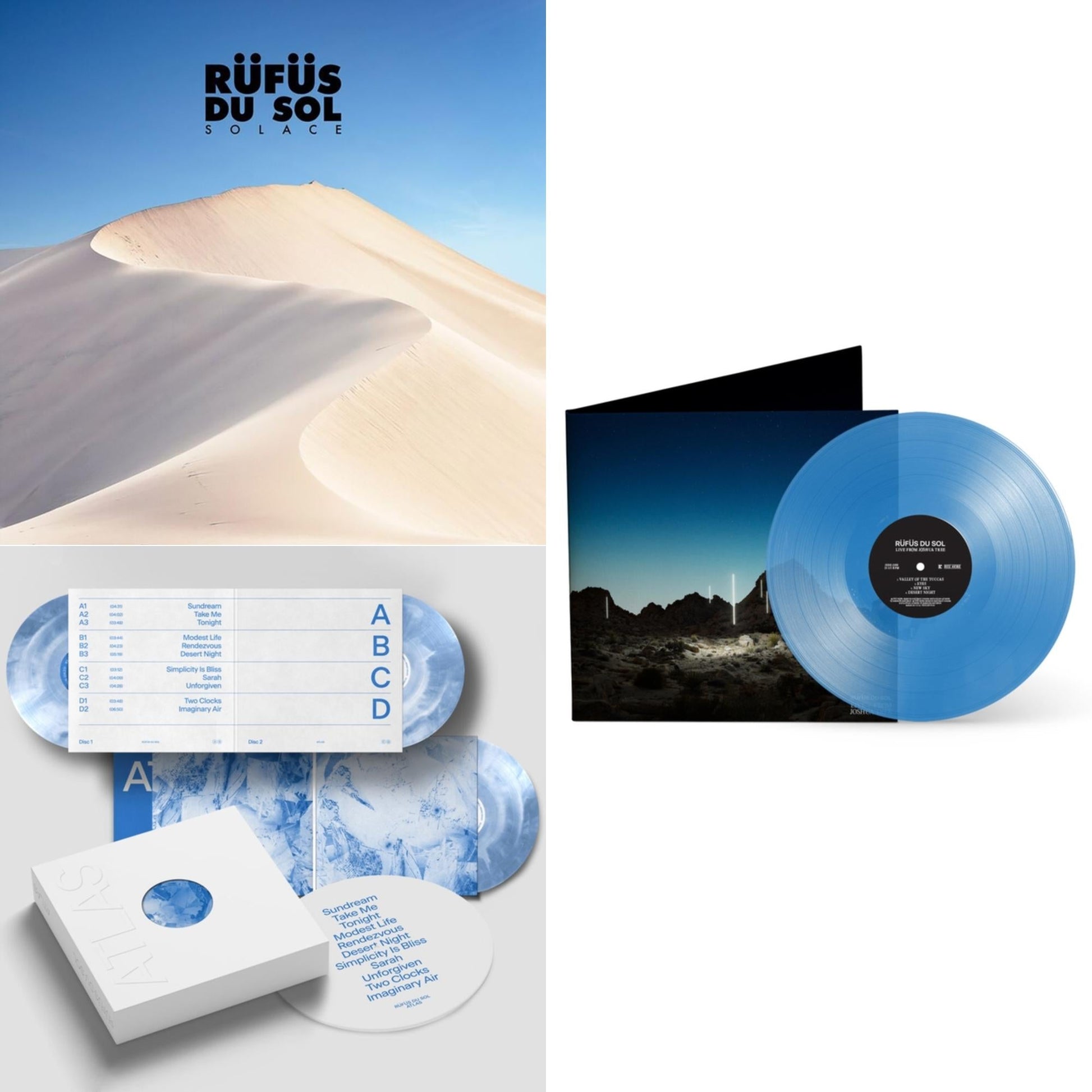 This is a 3 LP Vinyl SKU bundle.
1.This LP Vinyl is brand new.Format: LP VinylMusic Style: Synth-popThis item's title is: SolaceArtist: Rufus Du SolLabel: Reprise RecordsBarcode: 093624903246Release Date: 12/7/2018
2.This LP Vinyl is brand new.